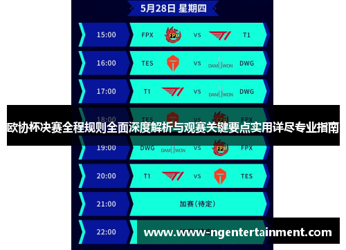 欧协杯决赛全程规则全面深度解析与观赛关键要点实用详尽专业指南